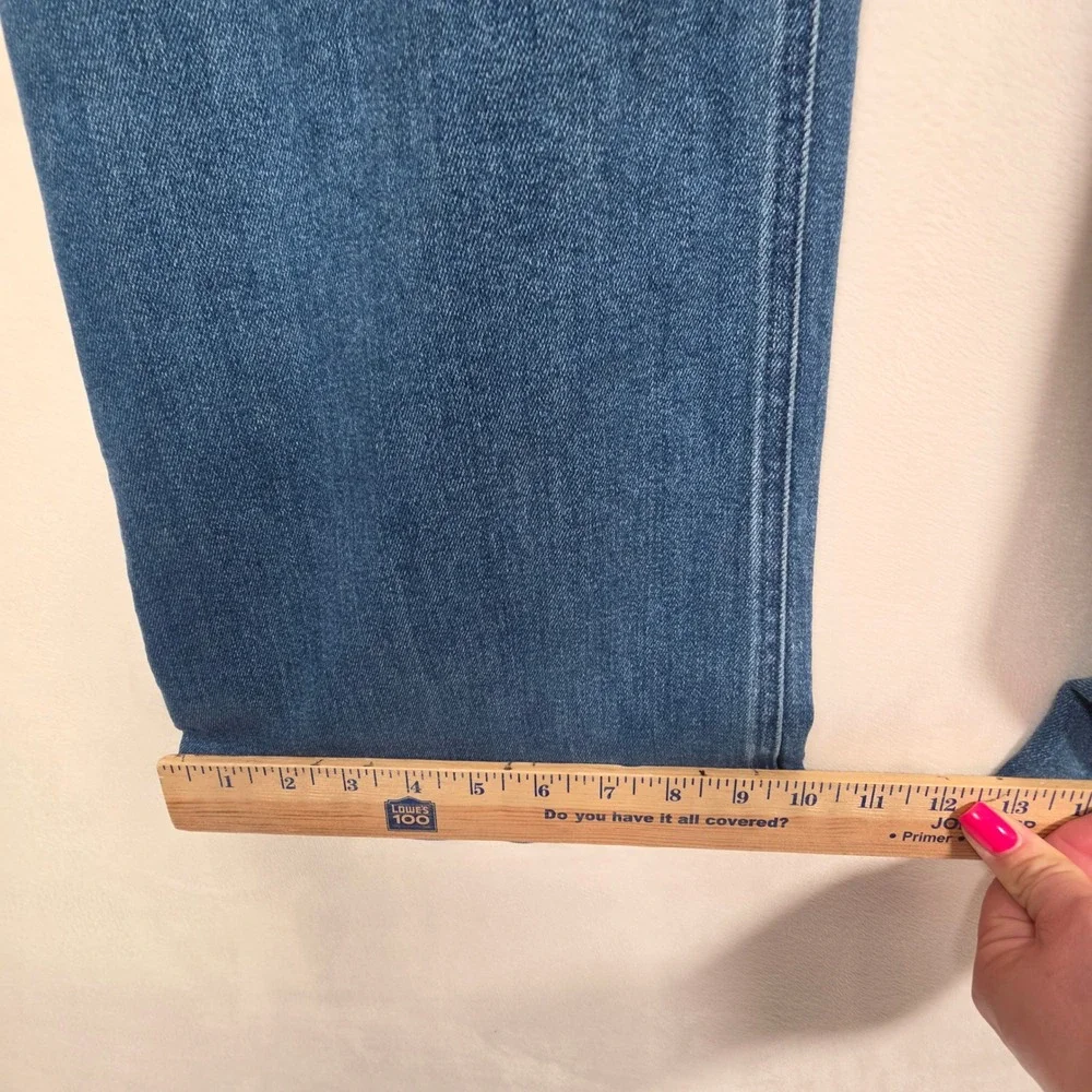 Old Navy‎ Wow Flare Jeans Womens 18 Blue High Rise Y2K Retro Stretch Denim